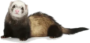 Alert Ferret Portrait PNG