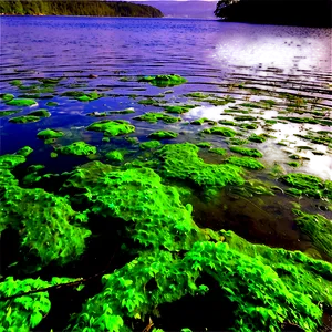 Algae In Lake PNG 06212024