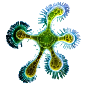 Algae Under Microscope PNG 06212024