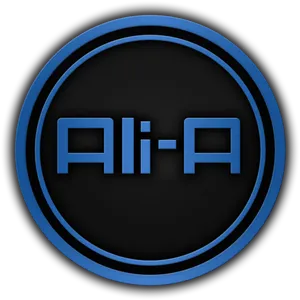 Ali A Blue Circle Logo PNG