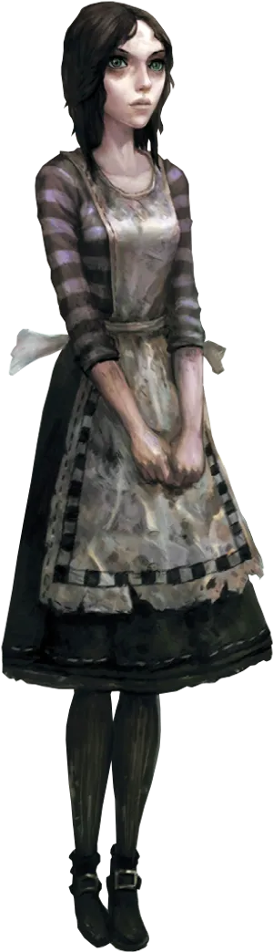 Alicein Wonderland Character Art PNG image
