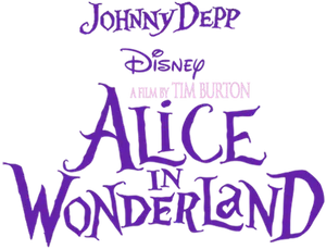 Alicein Wonderland Movie Title PNG image