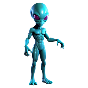 Alien Cartoon Mascot Png Lfl PNG image