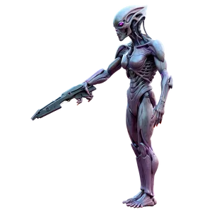 Alien Cyborg Hybrid PNG Rqt29