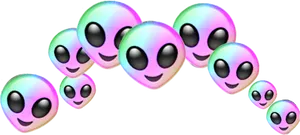 Alien_ Emoji_ Cascade