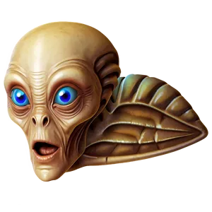 Alien Emoji Expression PNG 2