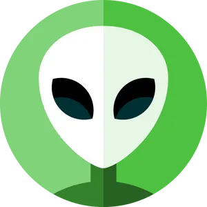 Alien Emoji Graphic PNG image