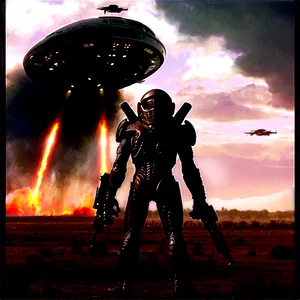 Alien Invasion Battlefield PNG Wfb PNG