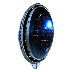Alien Space Station PNG Qpt