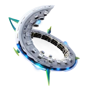 Alien Space Station PNG Wqv