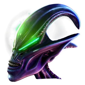 Alien Space Warrior PNG Aub