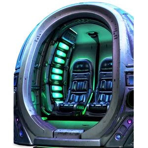 Alien Spacecraft Interior Png 05032024 PNG image