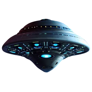 Alien Spaceship Graphic Png 05212024 PNG image