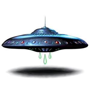 Alien Spaceship Graphic PNG Asm73