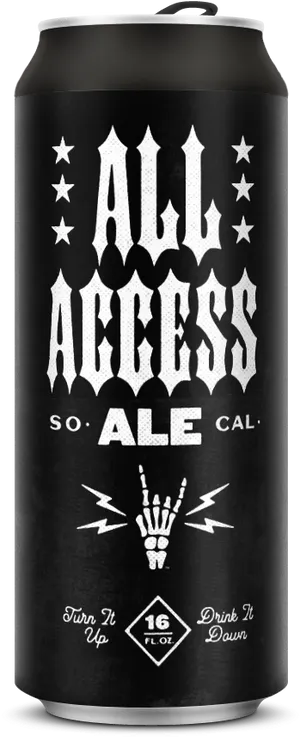 All Access Ale Can Design PNG image