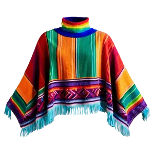 All-season Mexican Poncho PNG 86 PNG