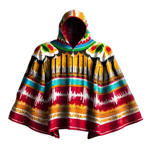 All-season Mexican Poncho PNG Lon41 PNG