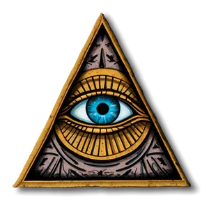 All Seeing Eye Hand Drawn Png 06212024 PNG image