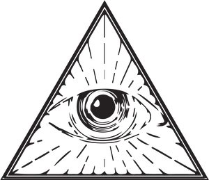 All Seeing Eye Triangle PNG