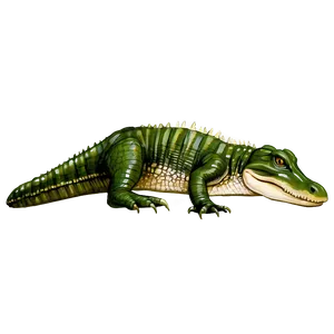 Alligator In Grass PNG 05212024 PNG
