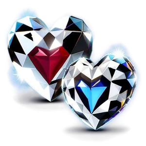 Alluring Diamond Heart Wonder PNG 70 PNG