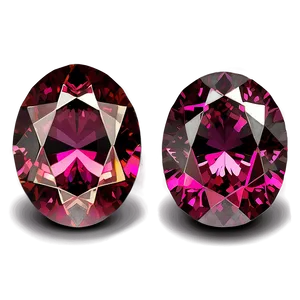 Alluring Rhodolite Gem PNG 06122024