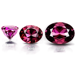 Alluring Rhodolite Gem PNG 34