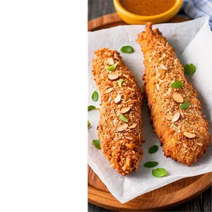 Almond Crusted Chicken Tenders PNG Kao98 PNG
