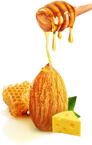 Almond Honey Cheese Combination