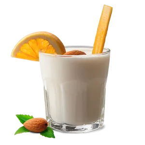 Almond Milk Cocktail PNG Myl72