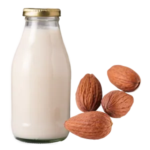 Almond Milk For Fitness PNG 06272024