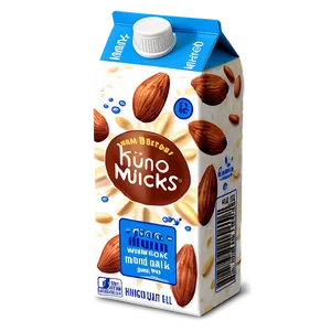 Almond Milk Juice Box PNG Ule