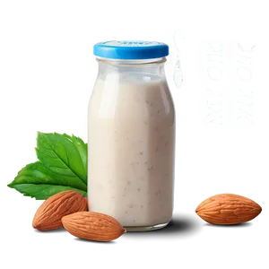 Almond Milk Snack PNG Sjm