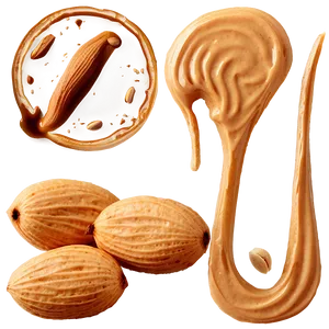 Almond Peanut Butter PNG Ris51 PNG
