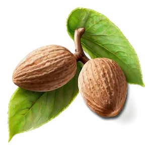 Almond Silhouette PNG Tnt PNG