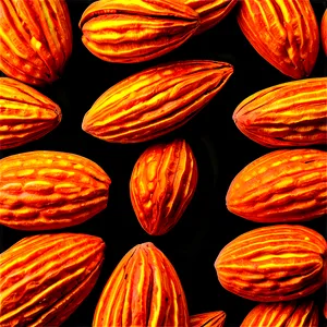 Almond Top View PNG Kwa