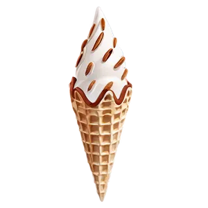 Almond Waffle Cone Png 06282024 PNG image