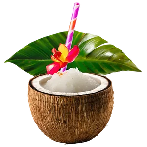 Aloha Coconut Cocktail Png 88 PNG image