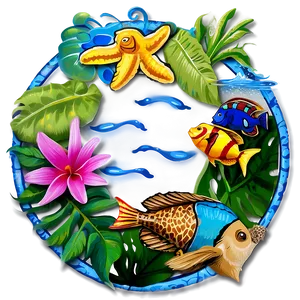 Aloha Ocean Life PNG Myr
