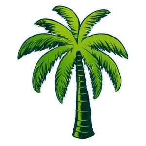 Aloha Palm Tree Silhouette Png 24 PNG image