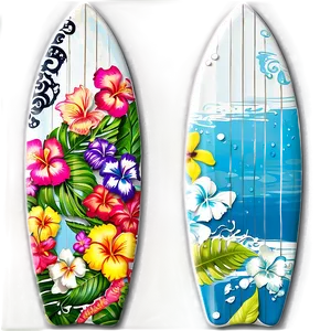 Aloha Surfboard Design Png 06272024 PNG image