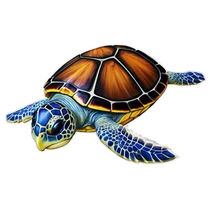 Aloha Turtle Graphic Png Mot18 PNG image