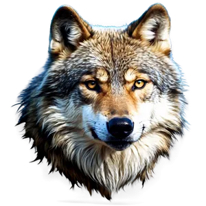 Alpha Wolf Digital Painting PNG Mxt89 PNG