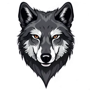 Alpha Wolf Face Leadership Emblem PNG 11 PNG