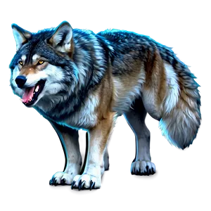 Alpha Wolf Fantasy Artwork PNG 20 PNG