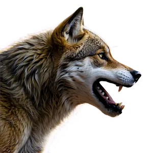 Alpha Wolf Profile View Png 06292024 PNG image