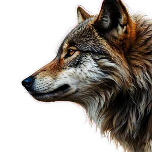 Alpha Wolf Profile View Png Rpr PNG image