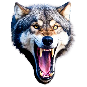 Alpha Wolf Roaring Loudly PNG 63 PNG