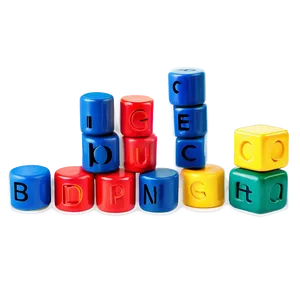 Alphabet Learning Blocks Png 06132024 PNG image