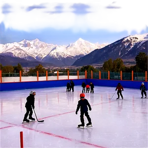 Alpine Ice Rink Mountain View Png Iuw PNG image